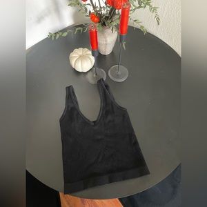 Free People black thick tank